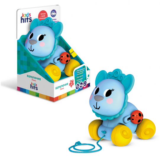 Детская игрушка-каталка Kids Hits Лама, от 1 года, 12.8*14.8*10.8 см (KH22/001)