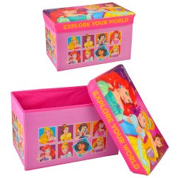 Корзина-ящик для игрушек Princesses, Принцессы 40*25*25см (D-3530)
