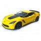 Игрушечная машинка металлическая WELLY 1:24 CHEVROLET COREVETTE Z06, желтый, 19*8*5,5 см (24085W)