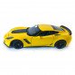 Игрушечная машинка металлическая WELLY 1:24 CHEVROLET COREVETTE Z06, желтый, 19*8*5,5 см (24085W)