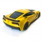 Игрушечная машинка металлическая WELLY 1:24 CHEVROLET COREVETTE Z06, желтый, 19*8*5,5 см (24085W)