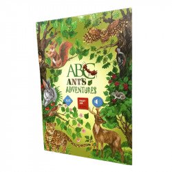 Книга 3D Англійська Жива абетка ABC book з доповненою реальністю,  звук, FastAR kids, 60ст, анг укр мова, 30,5*22*см (781819)