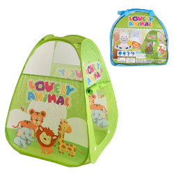 Детская игровая палатка домик «Животные» 72 х 72 х 94 см, в сумке (888-026)