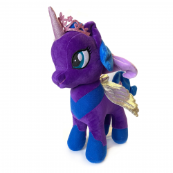 Мягкая игрушка лошадка Моя маленькая Пони Луна, My Little Pony, фиолетовая, 36*11*33см. Копиця (00084-83)