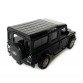 Игрушечная машинка металлическая Land Rover Defender 110, ленд ровер, черный, откр двери, инерция, 5*13*5см (250341U)