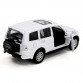 Игрушечная машинка металлическая MITSUBISHI PAJERO 4WD TURBO, митсубиси паджеро турбо, белый, откр двери, инерция, 1:43 (250283)