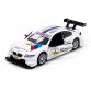 Игрушечная машинка металлическая BMW M3 DTM, БМВ, белый, откр двери, инерция, 4*10*3см (250256)