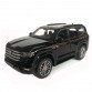 Игрушечная машинка металлическая Toyota Land Cruiser 300, тойота ленд крузер, черный, звук, свет, инерция, откр двери, багажник, капот, 1:32, 15*7*6см (ТК-18010/21497)