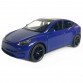 Игрушечная машинка металлическая Tesla Y, тесла, синяя, звук, свет, инерция, откр двери, багажник, капот, Автоэксперт, 1:32, 14,5*6*6см (ТК-16723)