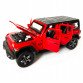 Игрушечная машинка металлическая Jeep Wrangler Unlimited Rubicon, Джип, красный, звук, свет, инерция, откр двери, капот, Автоэксперт, 1:32,15*7*5,5см (ТК-11213)