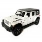 Игрушечная машинка металлическая Jeep Wrangler Unlimited Rubicon, Джип, белый, звук, свет, инерция, откр двери, капот, Автоэксперт, 1:32,15*7*5,5см (ТК-11213/43560)