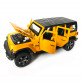 Игрушечная машинка металлическая Jeep Wrangler Unlimited Rubicon, Джип, желтый, звук, свет, инерция, откр двери, капот, Автоэксперт, 1:32,15*7*5,5см (ТК-11213/43560)