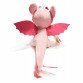 М'яка іграшка Дракончик, дракон, динозаврик, діно, рожевий, KinderToys, 31*24 см (00688-3)