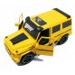 Машинка металлическая детская Mercedes Brabus G 63 мерседес, желтый, Автоэксперт, 1:24, свет, инерция, открываются двери 18*8.5*8см (El-1208)