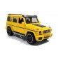 Машинка металлическая детская Mercedes Brabus G 63 мерседес, желтый, Автоэксперт, 1:24, свет, инерция, открываются двери 18*8.5*8см (El-1208)