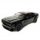 Игрушечная машинка металлическая Dodge Challenger SRT, Додж, черный, звук, свет, инерция, откр двери, багажник, капот, Автоэксперт, 1:32,15*7*4,5см (50801)