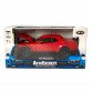 Игрушечная машинка металлическая Dodge Challenger SRT, Додж, красный, звук, свет, инерция, откр двери, багажник, капот, Автоэксперт, 1:32,15*7*4,5см (50801)