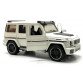 Машинка металлическая детская Mercedes Brabus G 63 мерседес, белый, Автоэксперт, 1:24, свет, инерция, открываются двери 18*8.5*8см (El-1208)