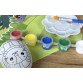Набор для творчества рисования, цветной мир принцессы, 3D, яйца, краски, кисточки, декор, Fun Game, кор 24 * 5 * 17см (42464)