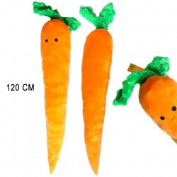 М`яка іграшка, подушка Друзяка обіймака Морква, подушка обнімашка, оранджева, 120 см, Копиця (00275-7) 