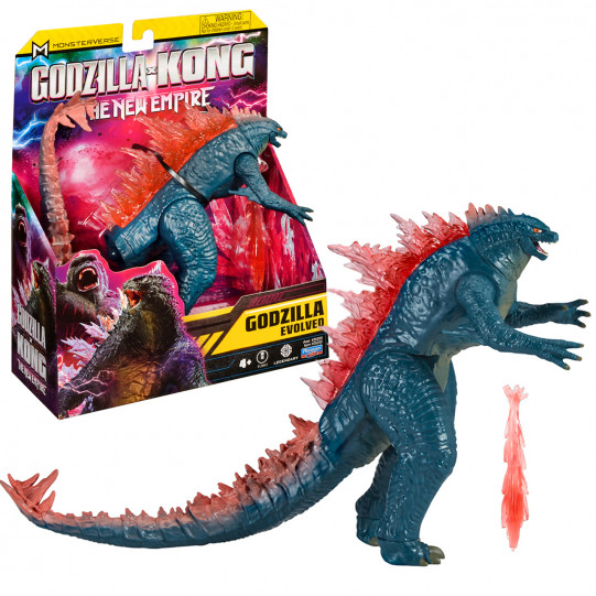 Игровая Фигурка Godzilla x Kong- Годзилла после эволюции с лучом 15см шарнирная (35202)