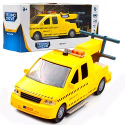 Іграшкова машинка Евакуатор жовтий метал пластик світло звук 5*14*6см (510651.270)