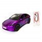 Машинка металева Tesla Model Y Electrocar Тесла Модель Y Електрокар фіолетова 1:24 зарядна станція звук світло відч двері капот багажник гум колеса 18*6*8см (AP-2002)