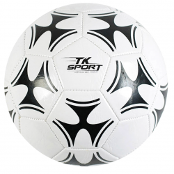 Мяч Футбольный белый размер №5 материал PVC 280 грамм резиновый баллон (C 40068)