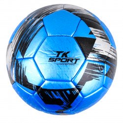 М'яч футбольний TK Sport синій вага 350-370 грам матеріал TPE балон гумовий (C 44449)