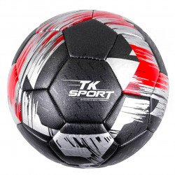 Мяч футбольный TK Sport черный вес 350-370 грамм материал TPE баллон резиновый (C 44449)