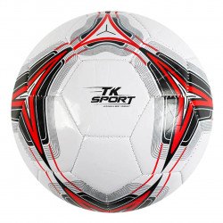 М'яч футбольний червоний TK Sport  вага 300-310 грам гумовий балон матеріал PVC розмір №5 (C 62388)