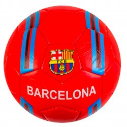 Мяч футбольный красный Barcelona Барселона вес 330-350 грамм материал TPE пена баллон резиновый размер 5 (C 62402)