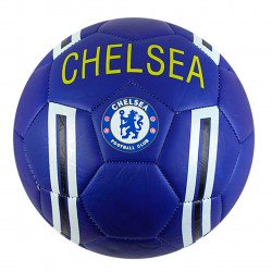 Мяч футбольный синий Chelsea вес 330-350 грамм материал TPE пена баллон резиновый размер 5 (C 62402)