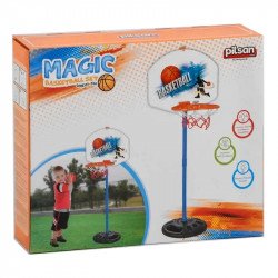 Баскетбол дитячий набір м`яч сітка кільце пластик Pilsan 117*42*42см 3+ (03-394)
