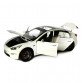 Машинка металлическая Tesla Model 3 Тесла белая 1:24 звук свет инерция откр дверь багажник капот резиновые колеса 20,5*8*7см (AP-2064)