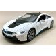 Игрушечная машинка металлическая BMW i8 купе, БМВ, белая, звук, свет, инерция, откр двери, багажник, капот, Автоэксперт, 1:32, 16,5*6,5*4,0 см (11787)