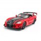 Машинка металлическая Dodge Viper Srt10 Acr Додж 1:24 красная 18*9*6см (18-22114)