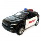 Машина металлическая полиция Jeep Cherokee-Police Джип чероке Автопром 1:32 инерция свет звук откр двери баг капот 16*8*7см (68425)