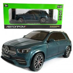 Машинка металева Mercedes-benz GLE 350 de 4MATIC Мерседес зелений Автопром 1:24 світло звук відкр двері баг капот 20*9*8см (AP7708)